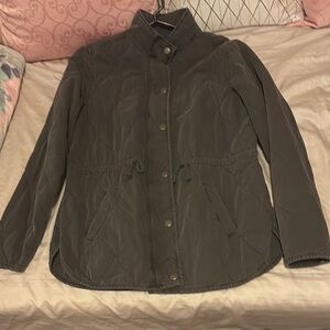 Women's Olive Green Quilted Jacket